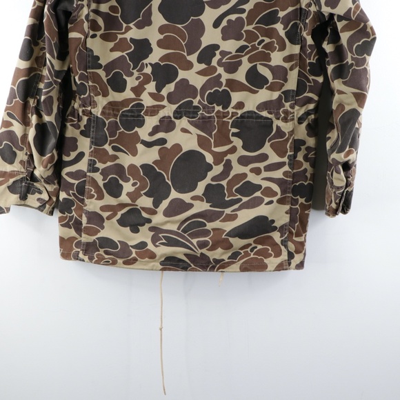 Vintage 80s Hooded Camouflage Hunting Jacket - Picture 10 of 11